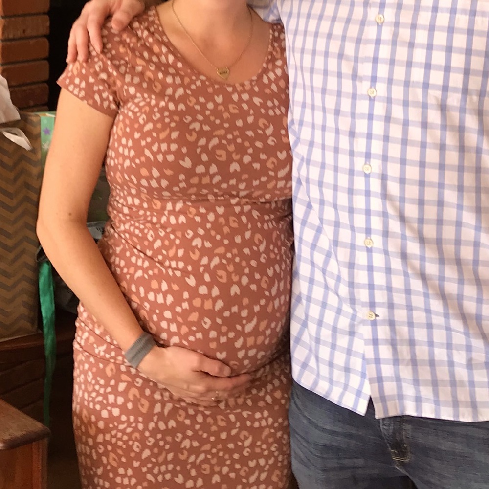 Medium Leopard Print Isabel Maternity Dress